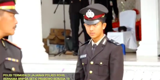 Jadi Polisi Termuda, ini Sosok Anggota Polri Wajahnya Unyu Banget