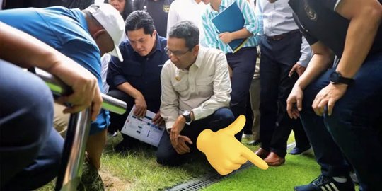 Eks TGUPP Tertawakan Menteri Jokowi, Malah Periksa Rumput JIS Bagian Luar Lapangan