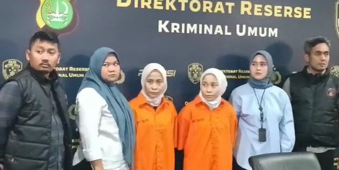 VIDEO: Si Kembar Rihana dan Rihani Penipu PO iPhone Senyum-Senyum Diinterogasi Polisi