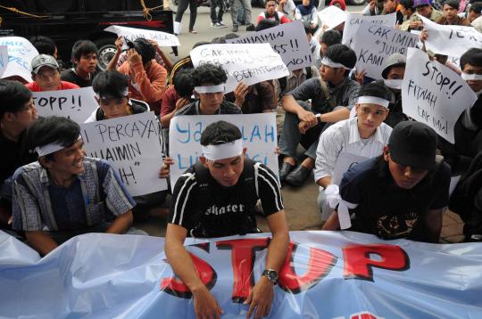 Demonstran mengaku dibayar Rp 30 ribu
