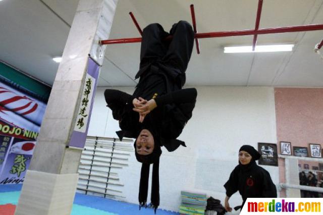 Foto : Ninja cewek asal Iran  merdeka.com