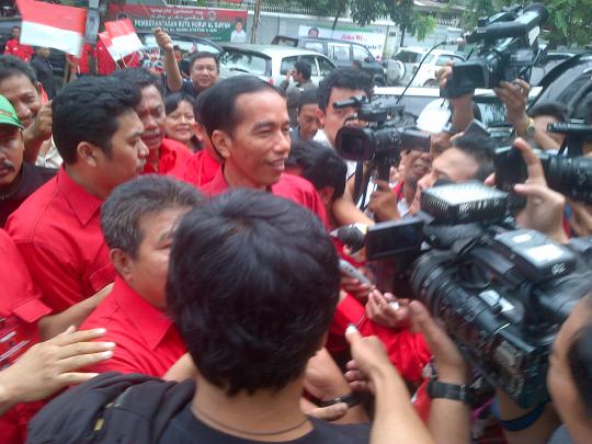 Jokowi matangkan strategi di Tebet