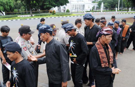 Komunitas Samin datangi Istana 