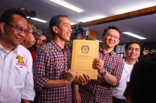 Jokowi-Ahok yakin menang satu putaran