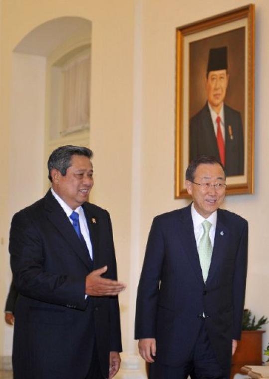 Sekjen PBB bertemu Presiden SBY