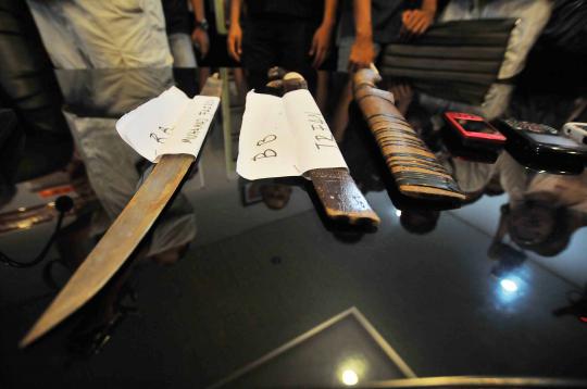 Tersangka bentrokan di Bekasi