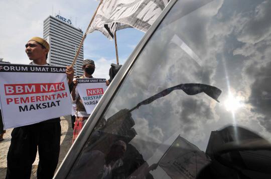 Bundaran HI ramai demonstrasi