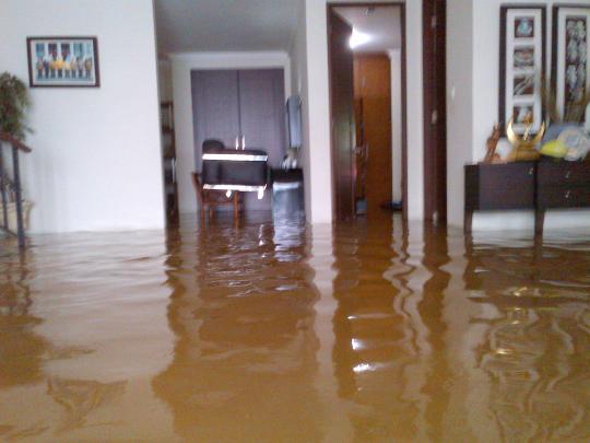Rumah Hidayat Nur Wahid kebanjiran