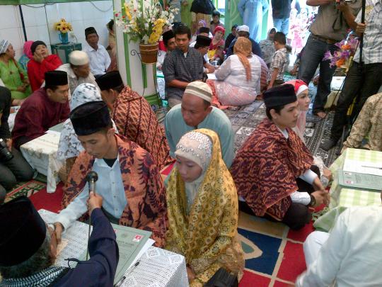 Nikah massal di kampung Kubur