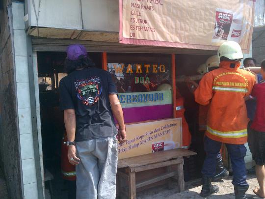 Kebakaran rumah di Cililitan