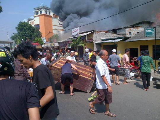 Kebakaran rumah di Cililitan
