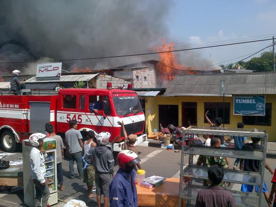 Kebakaran rumah di Cililitan