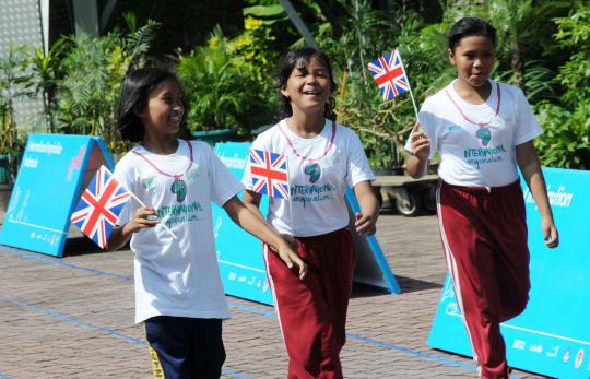 Olimpiade mini anak SD di Kedutaan Besar Inggris