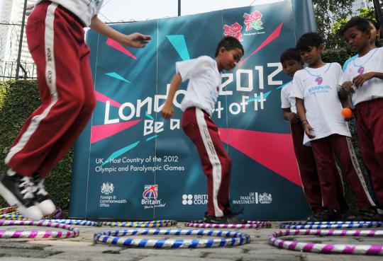 Olimpiade mini anak SD di Kedutaan Besar Inggris