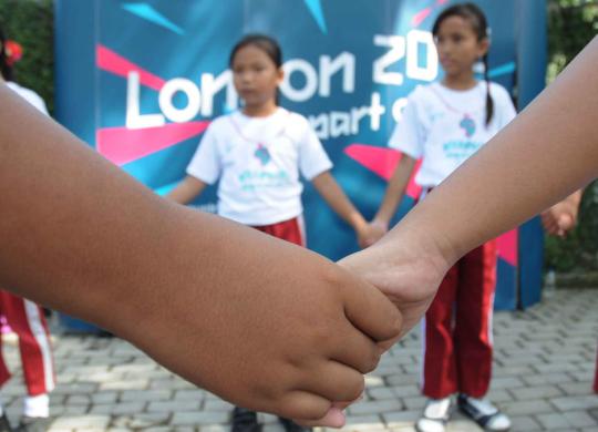 Olimpiade mini anak SD di Kedutaan Besar Inggris