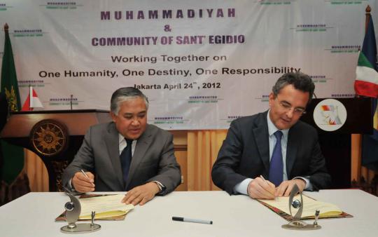 Muhammadiyah dan Community of San Egidio sepakati perdamaian