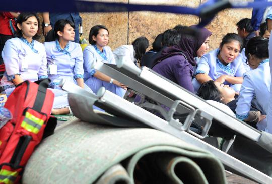 Listrik padam, karyawan pingsan karena panik