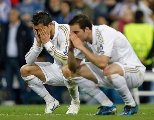 Ketika Kaka dan Cristiano Ronaldo bersedih