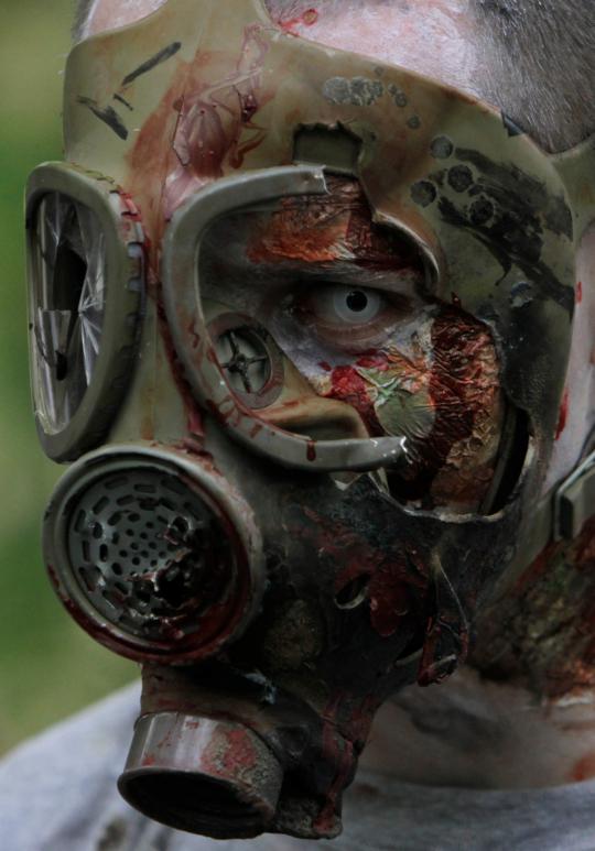 Penampilan zombie pada Festival Zombie Walk di Praha  Republik Ceko  S 