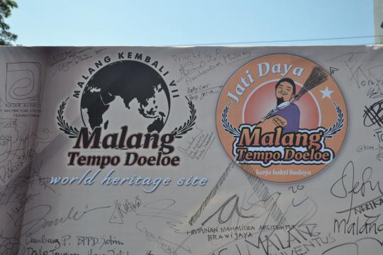 Rangkaian penutupan Festival Malang Kembali 2012