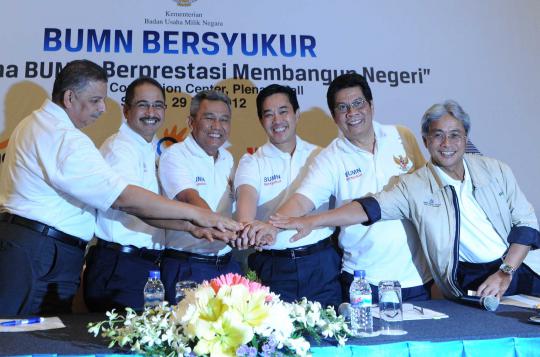 Masuk Forbes, BUMN gelar syukuran di JCC