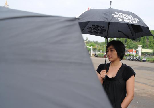 Aksi Kamisan di Istana Merdeka
