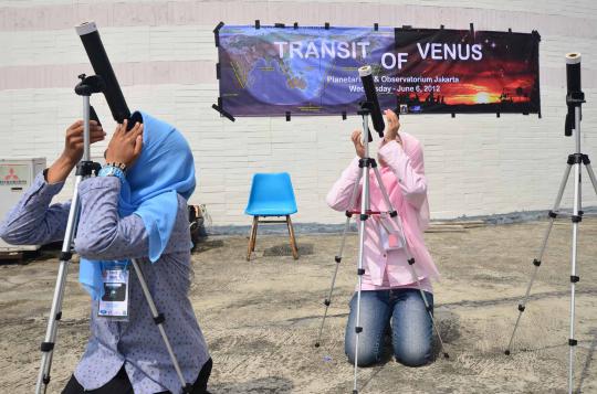 Lihat Venus, warga Jakarta padati Planetarium