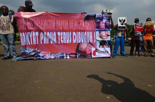 Aktivis NAPAS gelar demo di Istana Merdeka