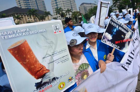 Mahasiswa ajak masyarakat tidak merokok