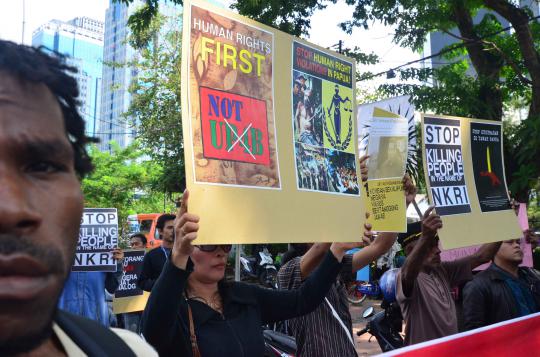 Aktivis NAPAS kembali gelar demo di Istana