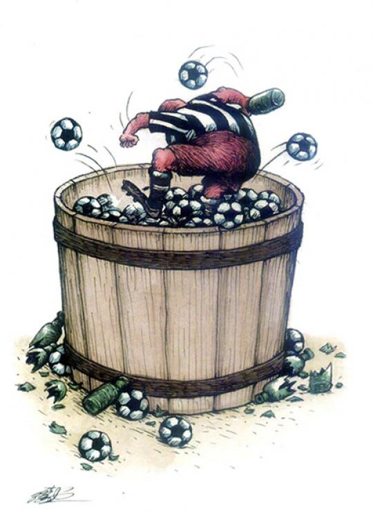 Kompetisi 'The Ball is Play': Sepak bola di mata para seniman