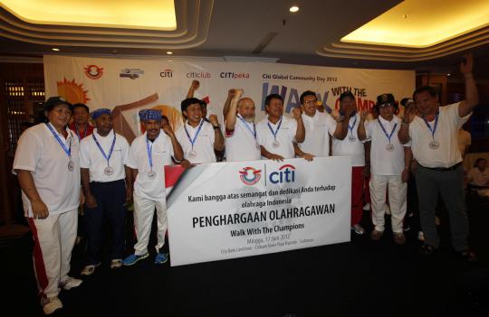 40 Mantan atlet Indonesia terima penghargaan