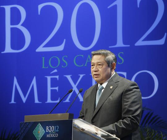 Presiden SBY hadiri KTT Business 20 