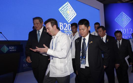 Presiden SBY hadiri KTT Business 20 
