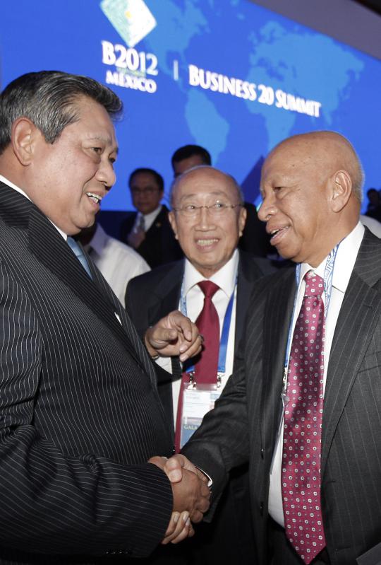 Presiden SBY hadiri KTT Business 20 