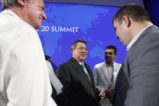 Presiden SBY hadiri KTT Business 20 