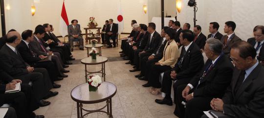 Presiden SBY bertemu PM Jepang