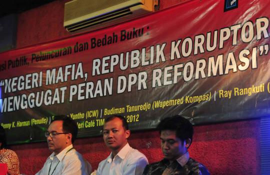 Diskusi bahas buku "Negeri Mafia Republik Korupsi"