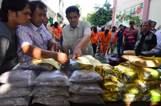 Polisi sita narkoba senilai Rp 309 miliar