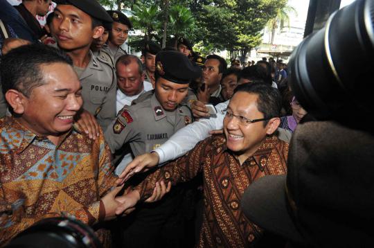 Anas Urbaningrum penuhi panggilan KPK 