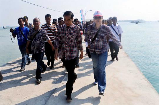 Jokowi kampanye di kepulauan Seribu