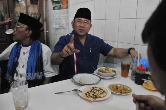 Kampanye Cagub DKI, Nachrowi Ramli di Sawah Besar