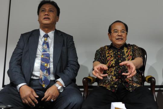 Tersangka korupsi Alquran Zulkarnaen Djabar berbicara