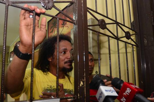 Massa pendukung John Kei datangi RS Polri