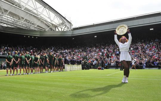 Serena Williams juara tenis wanita Wimbledon