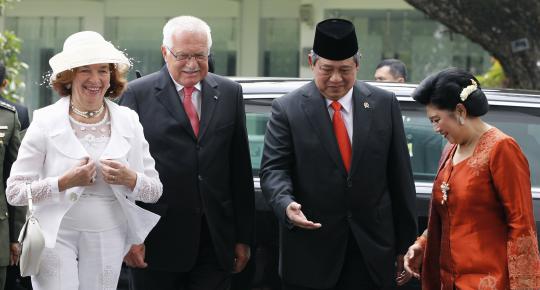 Kunjungan Presiden Rep Ceko Vaclav Klaus ke Indonesia