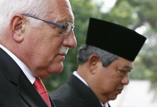 Kunjungan Presiden Rep Ceko Vaclav Klaus ke Indonesia