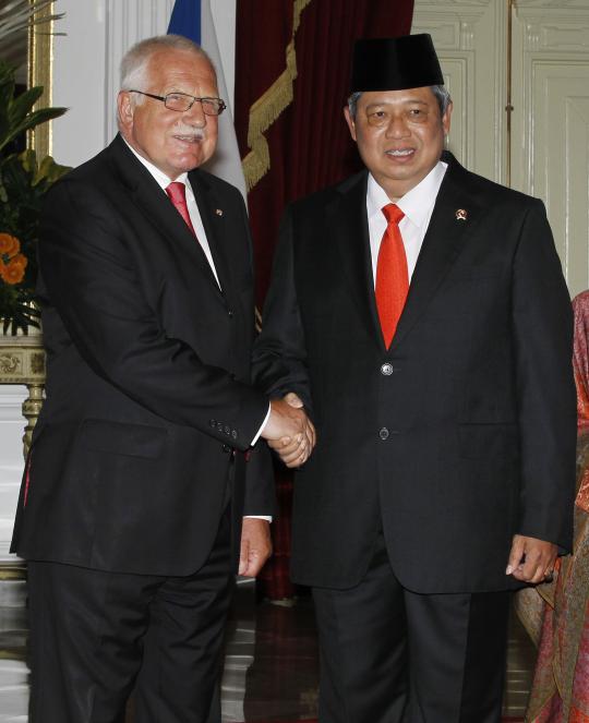 Kunjungan Presiden Rep Ceko Vaclav Klaus ke Indonesia