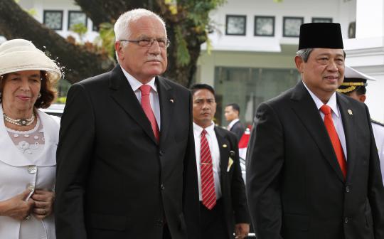 Kunjungan Presiden Rep Ceko Vaclav Klaus ke Indonesia