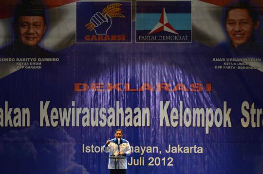 Anas Urbaningrum hadiri deklarasi kewirausahaan